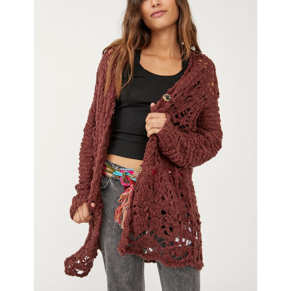 Free People Imelda Cardi / Rum Raisin
